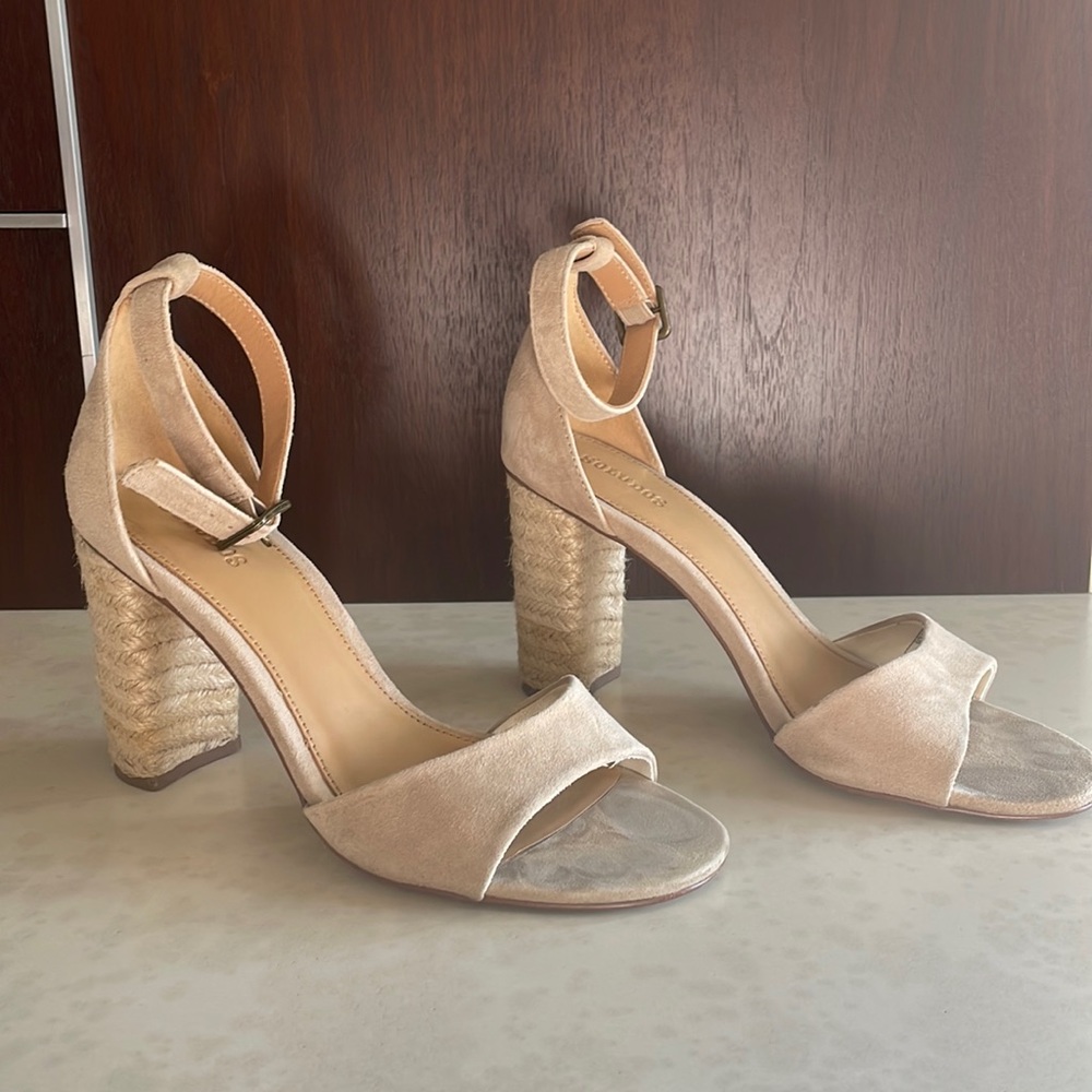 Soludos Tall Capri Heel in Blush